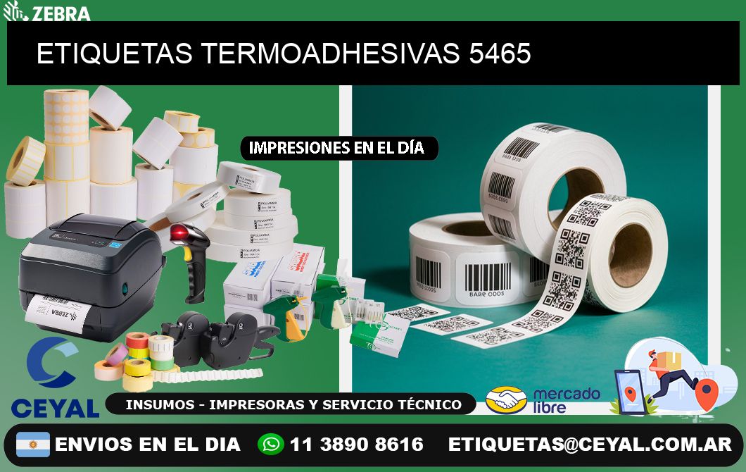 ETIQUETAS TERMOADHESIVAS 5465