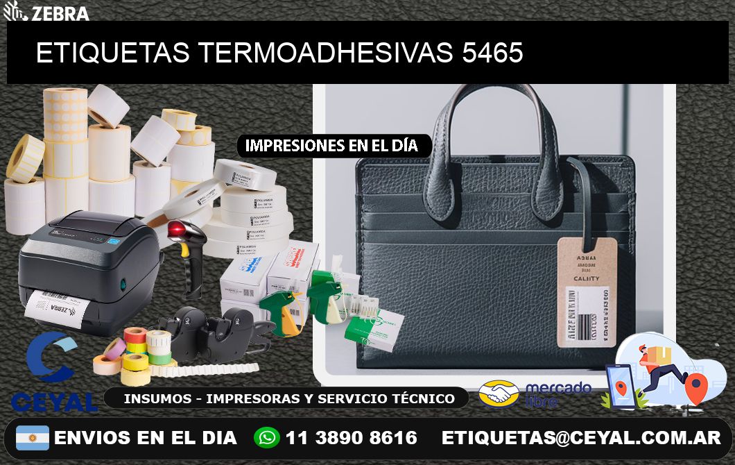 ETIQUETAS TERMOADHESIVAS 5465