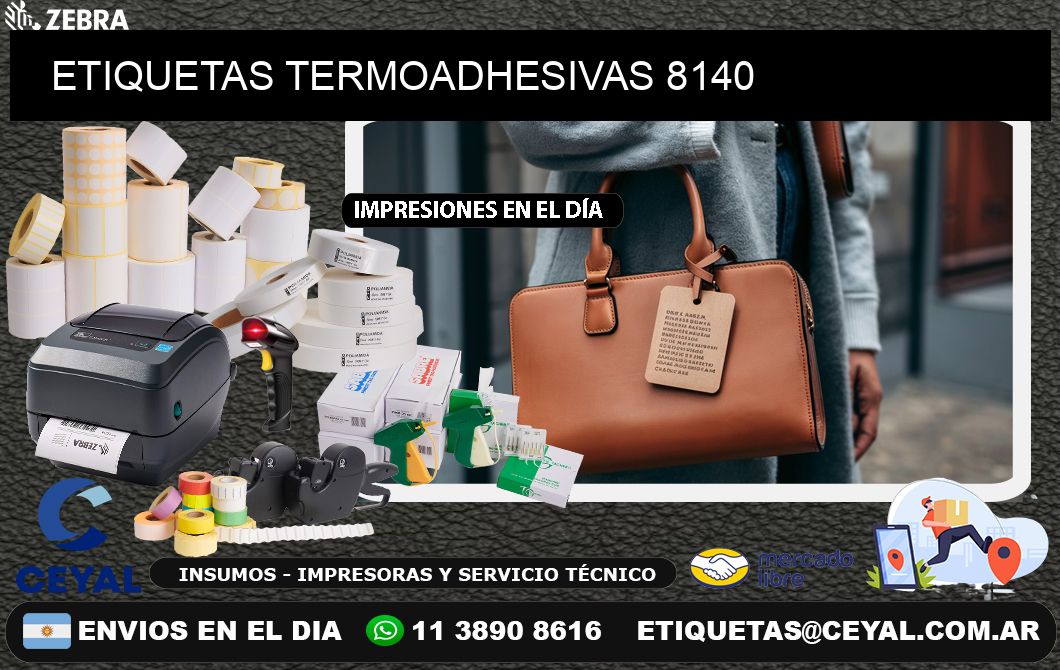 ETIQUETAS TERMOADHESIVAS 8140