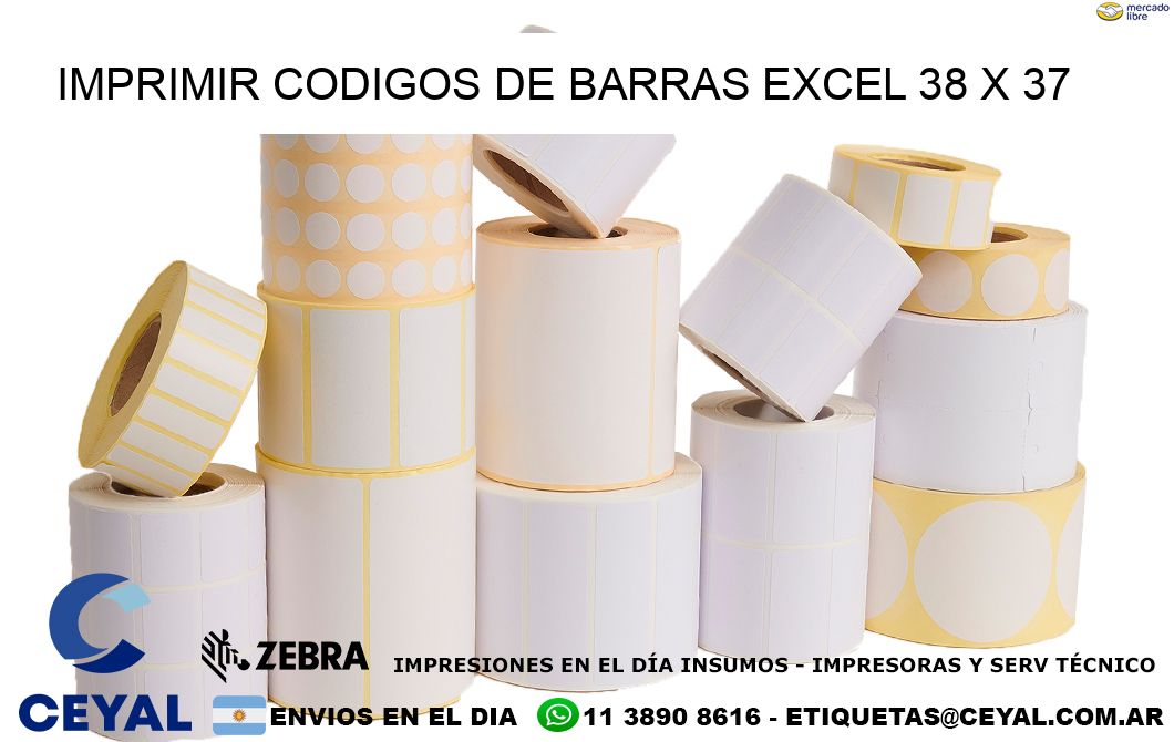 IMPRIMIR CODIGOS DE BARRAS EXCEL 38 x 37