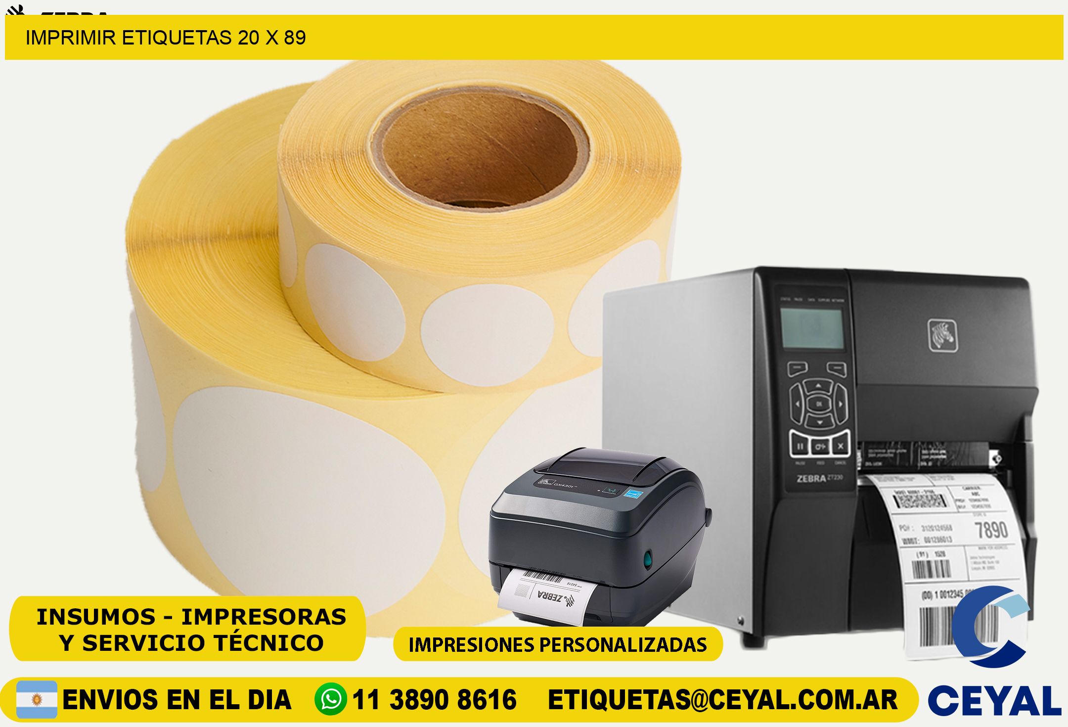 IMPRIMIR ETIQUETAS 20 x 89