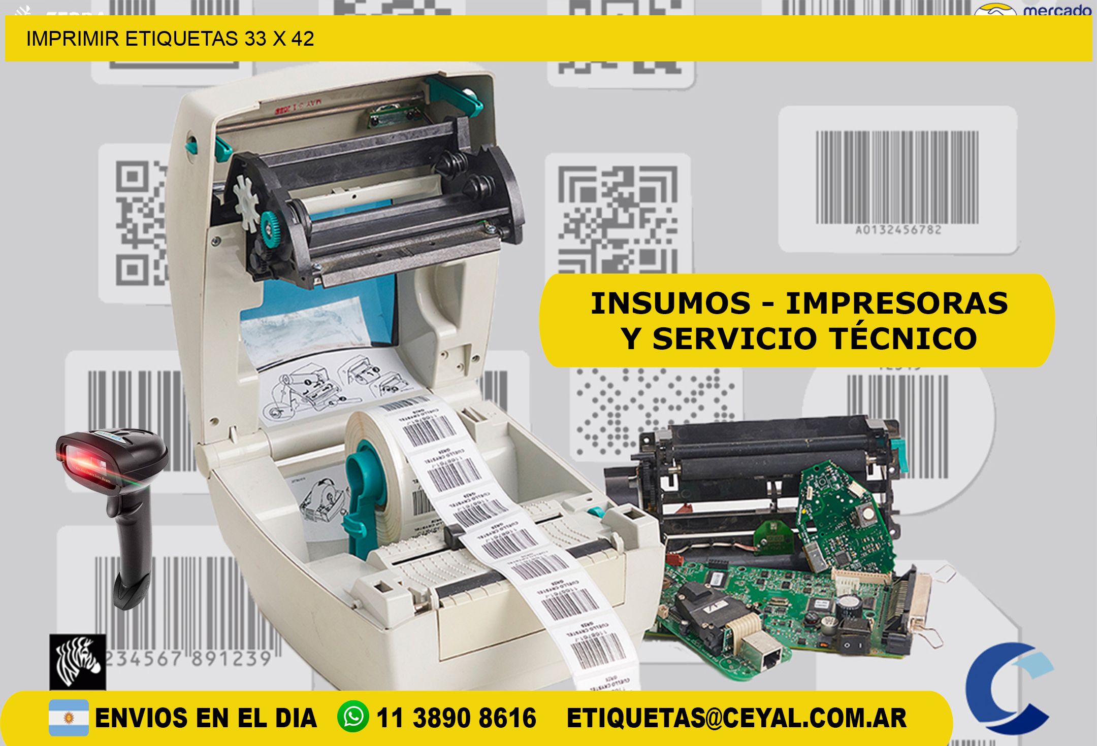 IMPRIMIR ETIQUETAS 33 x 42