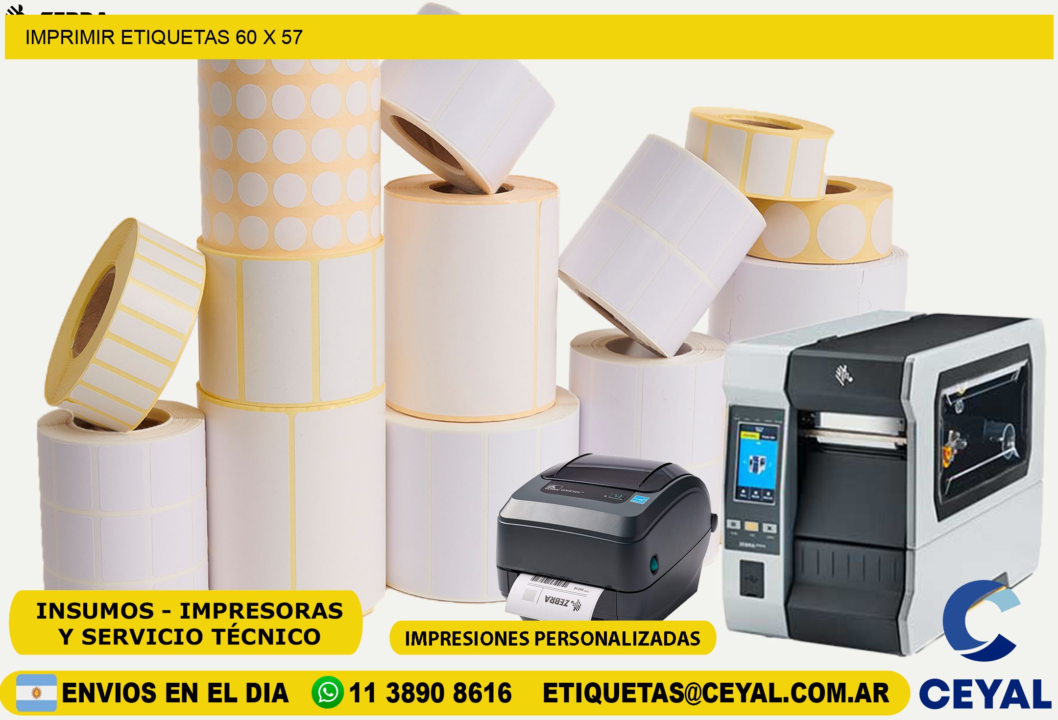 IMPRIMIR ETIQUETAS 60 x 57