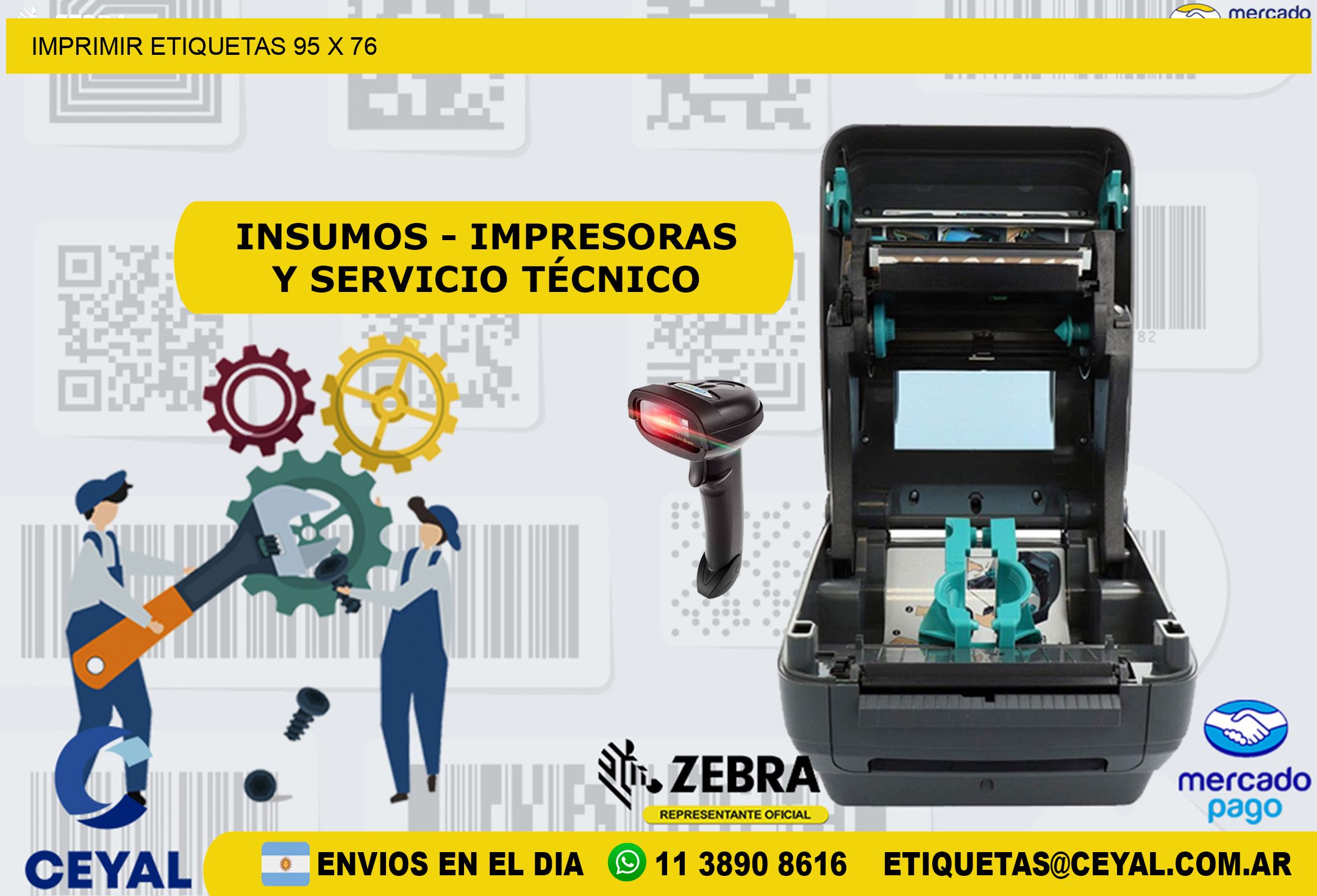 IMPRIMIR ETIQUETAS 95 x 76