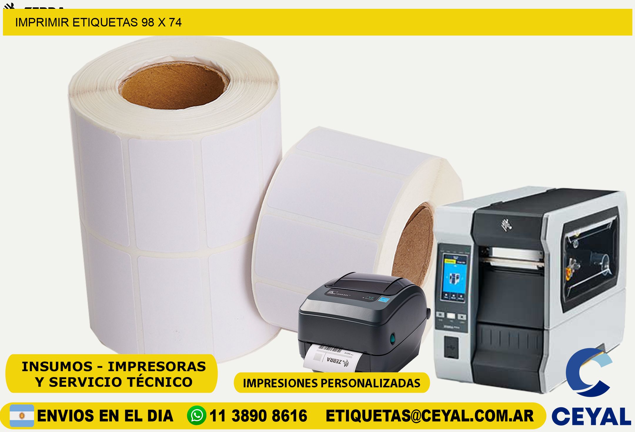 IMPRIMIR ETIQUETAS 98 x 74