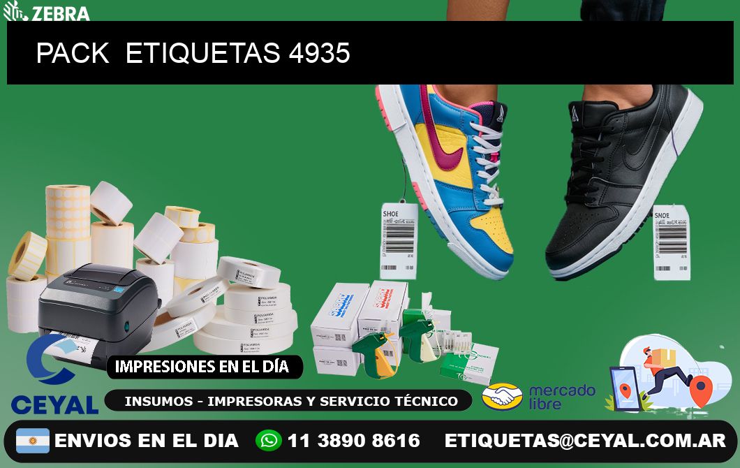 PACK  ETIQUETAS 4935