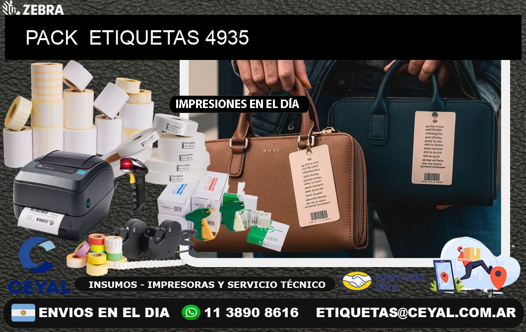 PACK  ETIQUETAS 4935