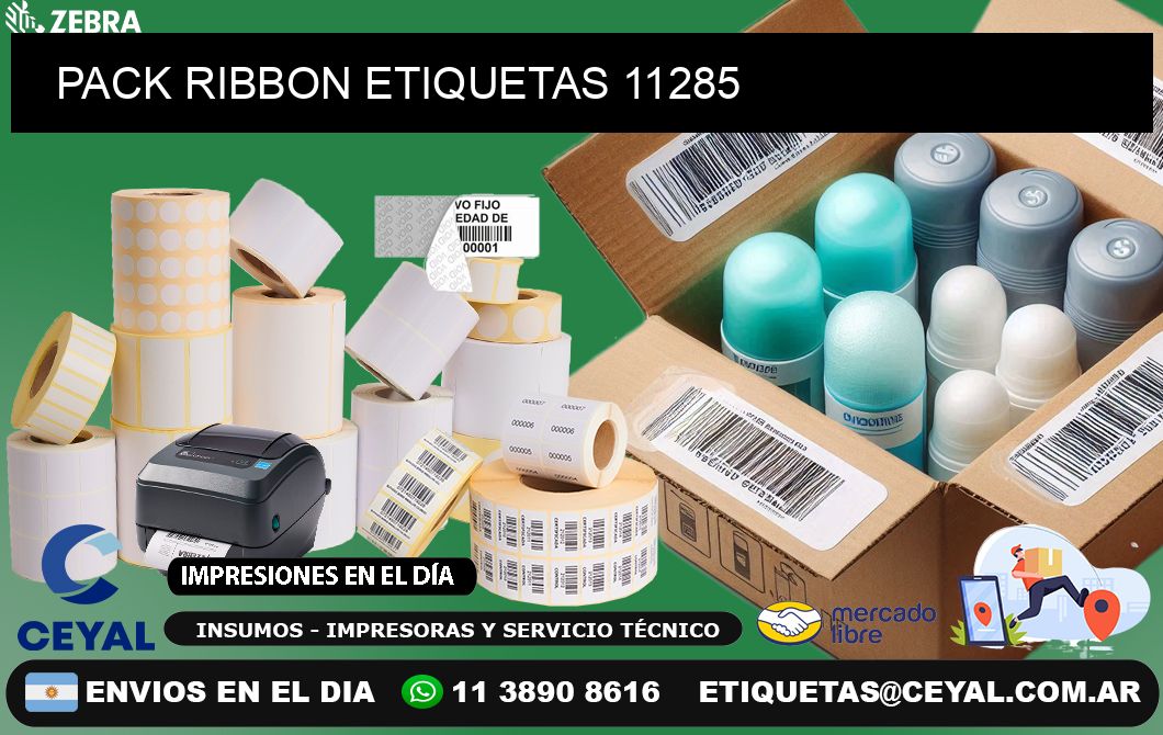PACK RIBBON ETIQUETAS 11285