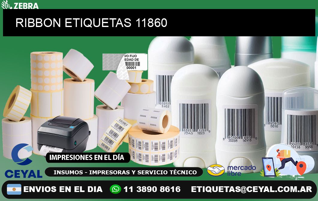 RIBBON ETIQUETAS 11860