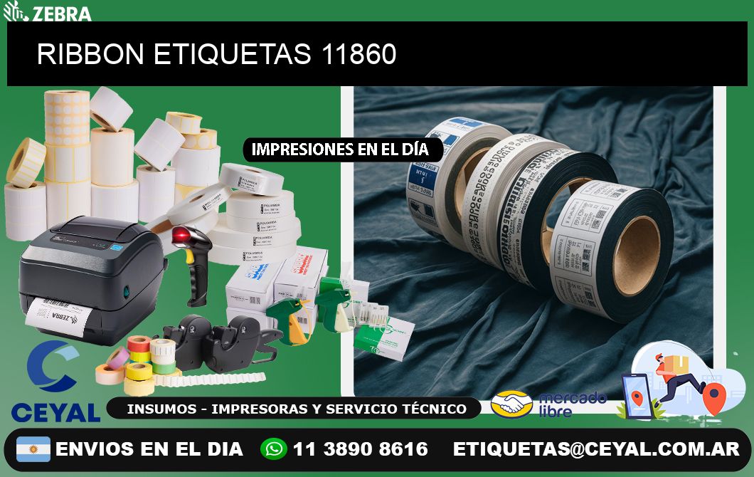 RIBBON ETIQUETAS 11860
