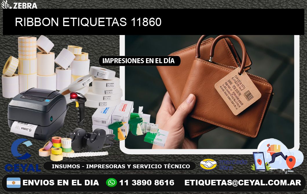 RIBBON ETIQUETAS 11860