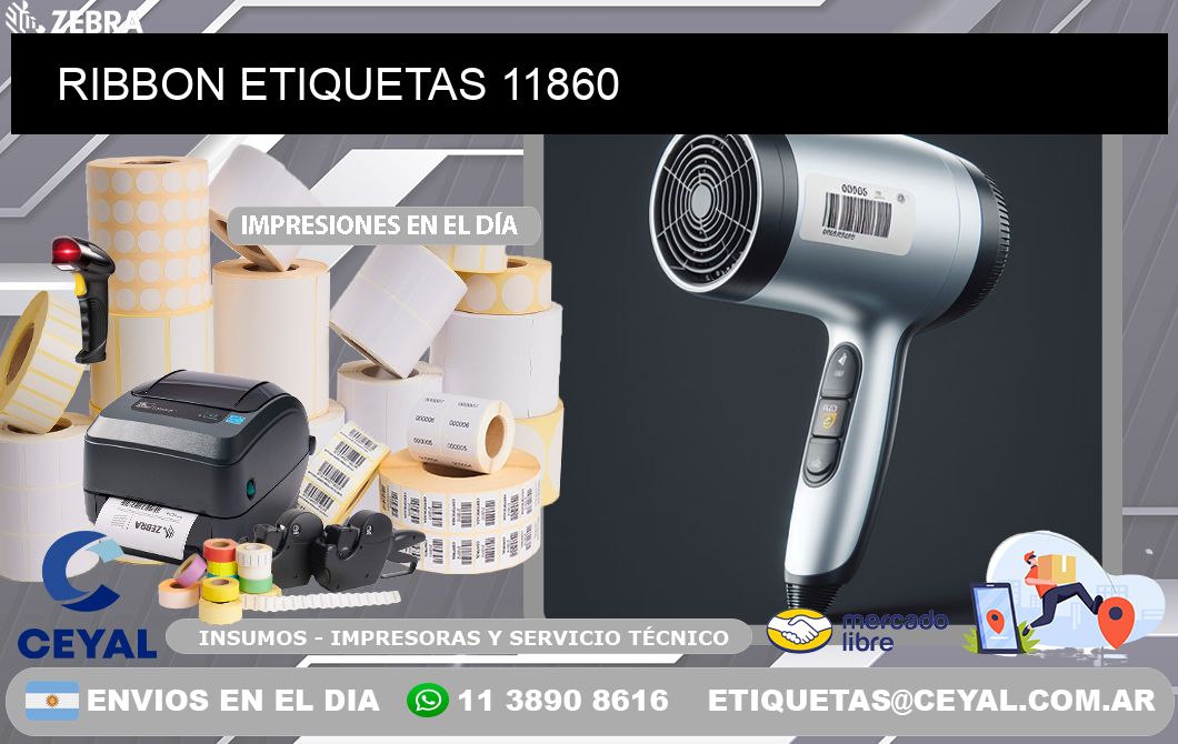 RIBBON ETIQUETAS 11860