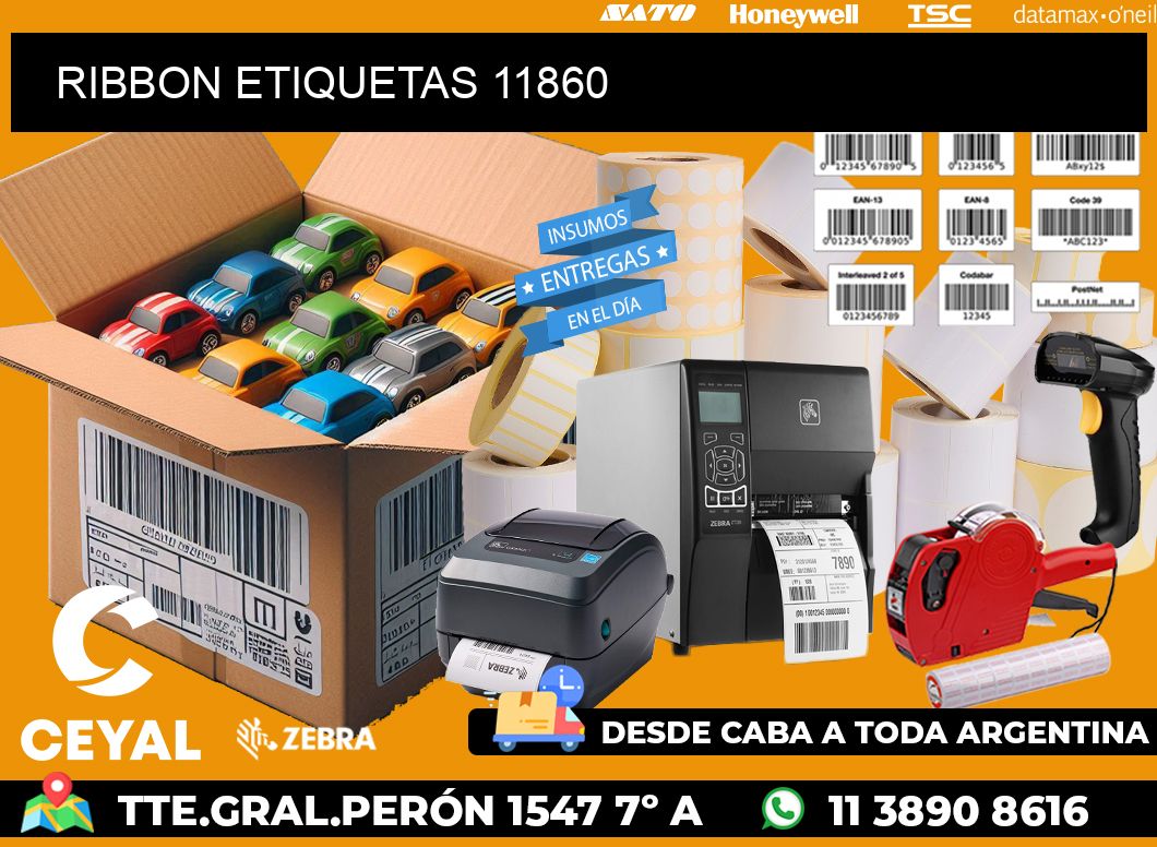 RIBBON ETIQUETAS 11860