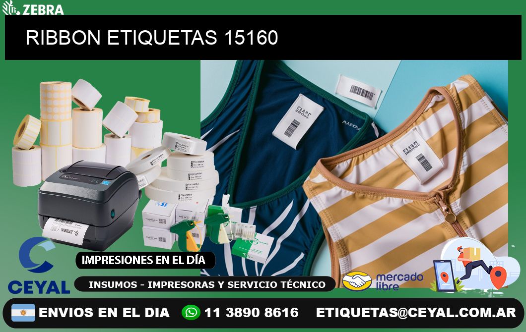RIBBON ETIQUETAS 15160