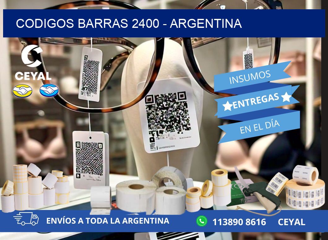 CODIGOS BARRAS 2400 – ARGENTINA