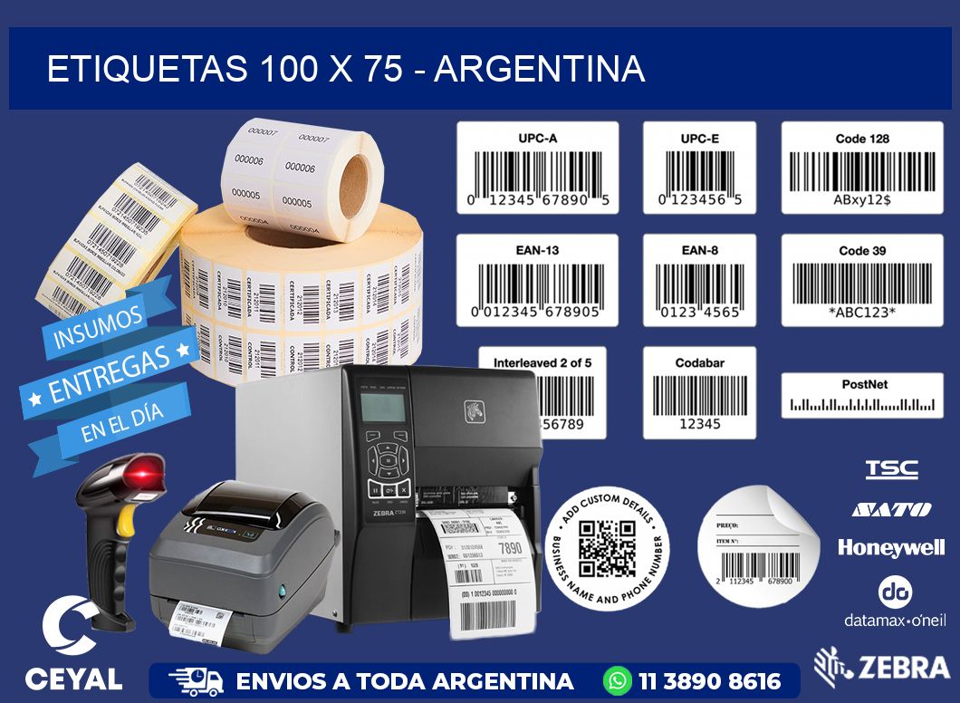 ETIQUETAS 100 x 75 - ARGENTINA