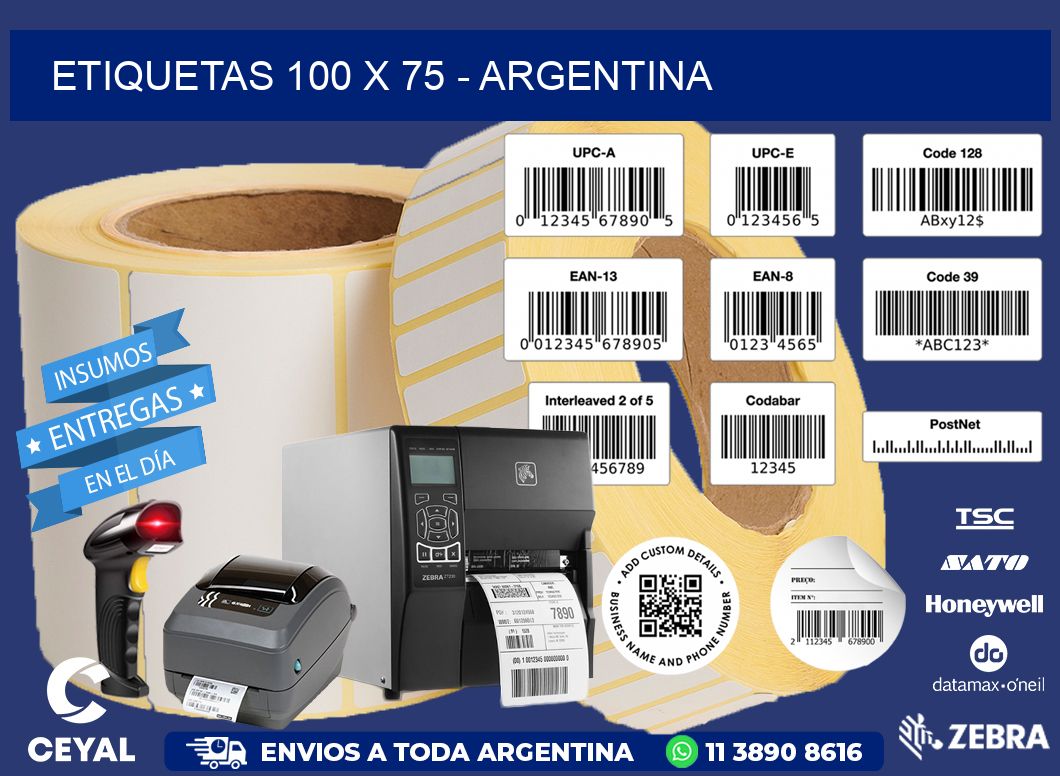 ETIQUETAS 100 x 75 - ARGENTINA