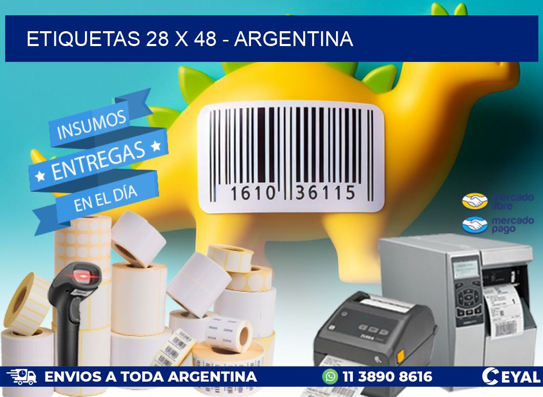 ETIQUETAS 28 x 48 - ARGENTINA