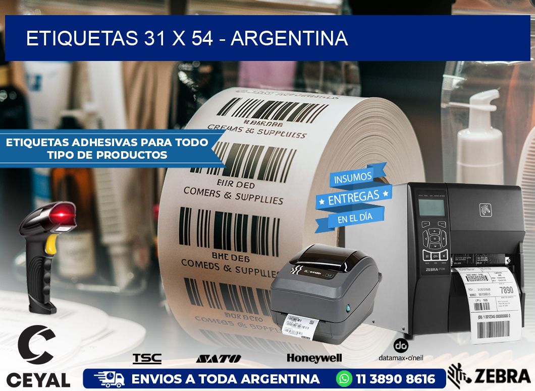 ETIQUETAS 31 x 54 – ARGENTINA