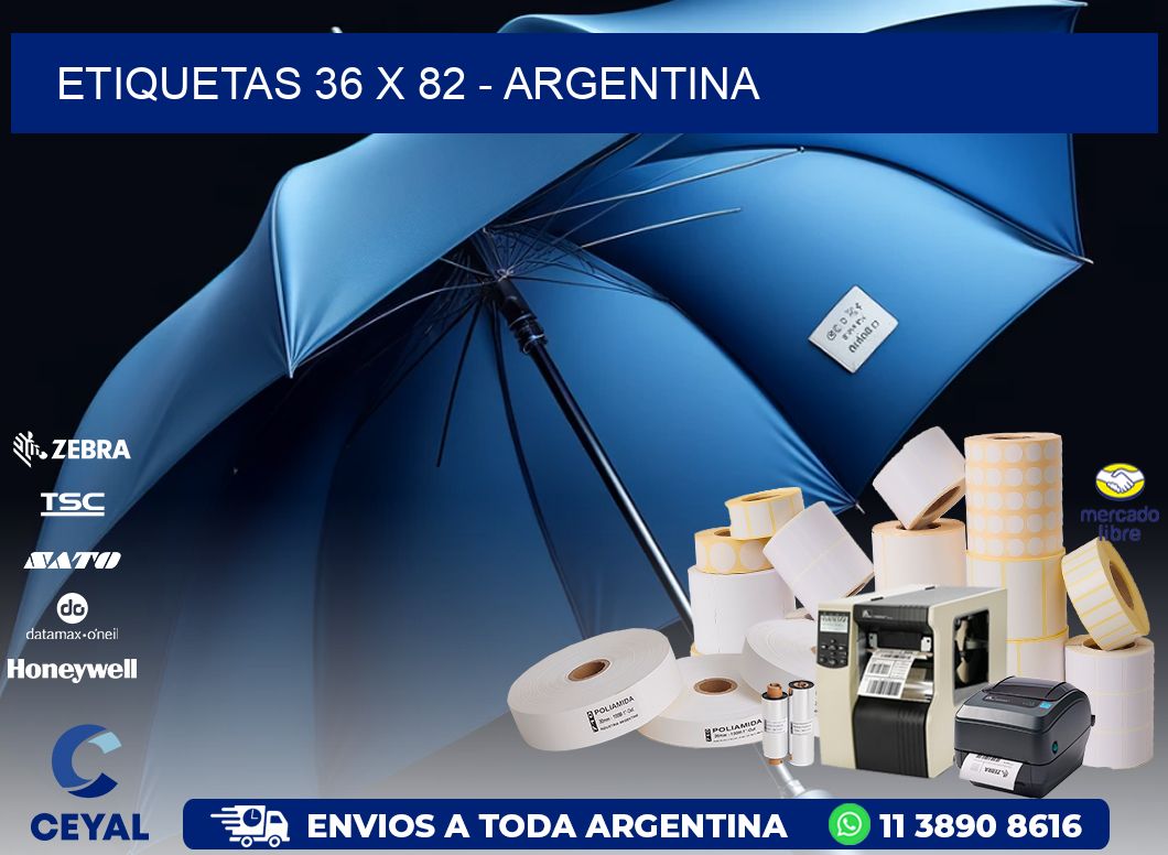 ETIQUETAS 36 x 82 - ARGENTINA