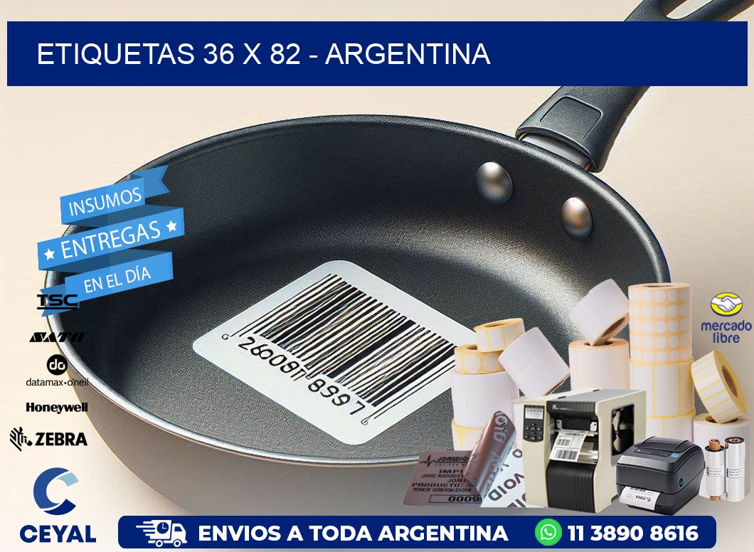 ETIQUETAS 36 x 82 - ARGENTINA