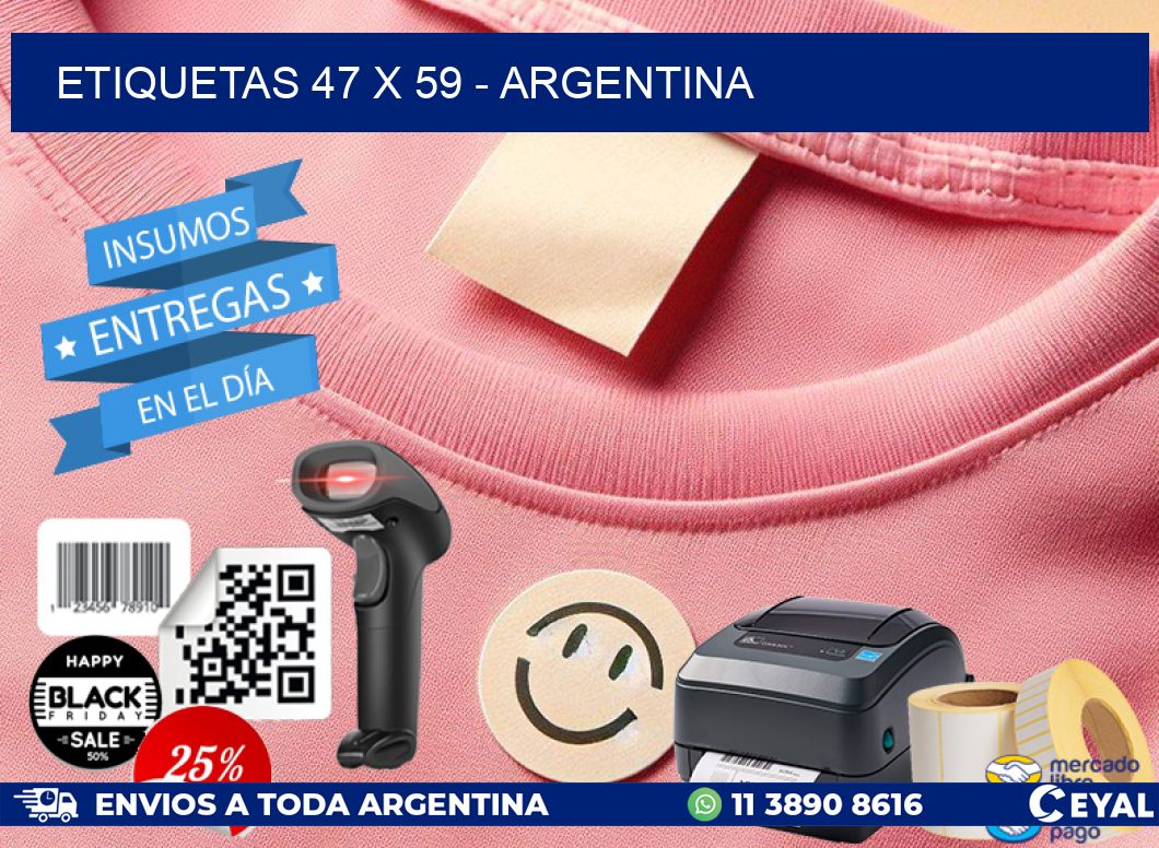 ETIQUETAS 47 x 59 - ARGENTINA