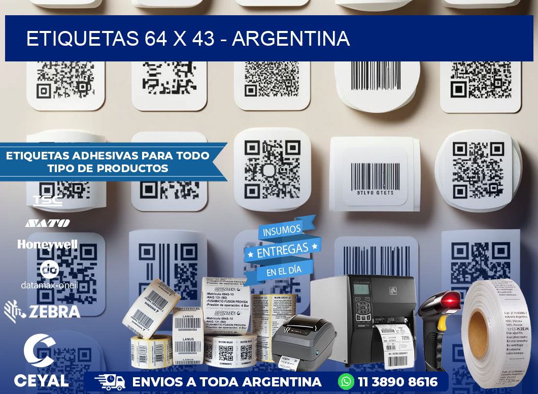 ETIQUETAS 64 x 43 – ARGENTINA