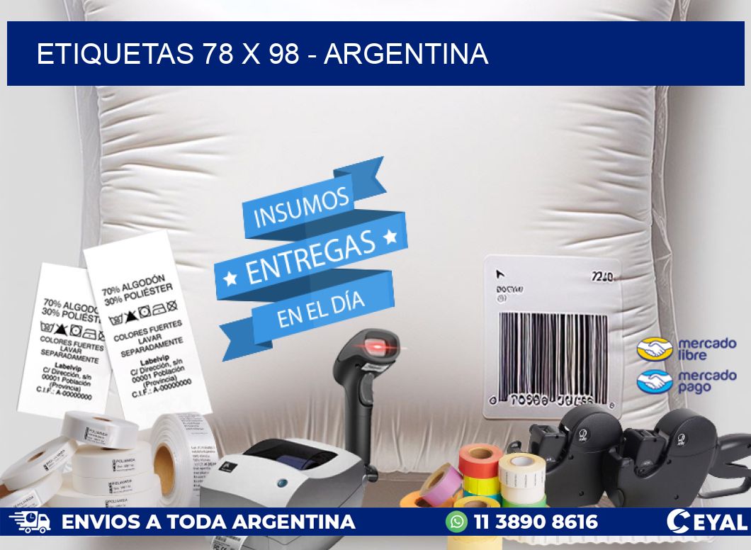 ETIQUETAS 78 x 98 – ARGENTINA