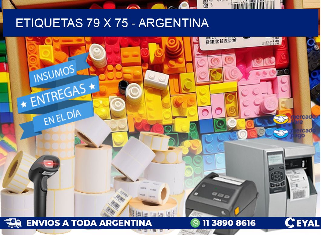 ETIQUETAS 79 x 75 - ARGENTINA