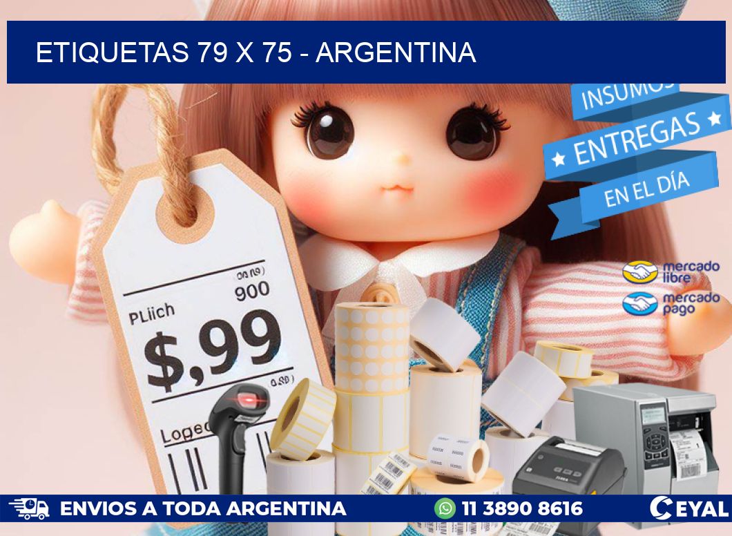 ETIQUETAS 79 x 75 - ARGENTINA