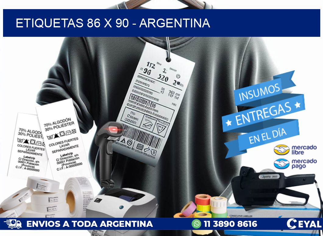 ETIQUETAS 86 x 90 – ARGENTINA