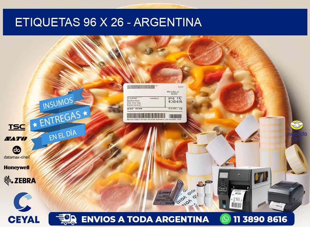 ETIQUETAS 96 x 26 - ARGENTINA