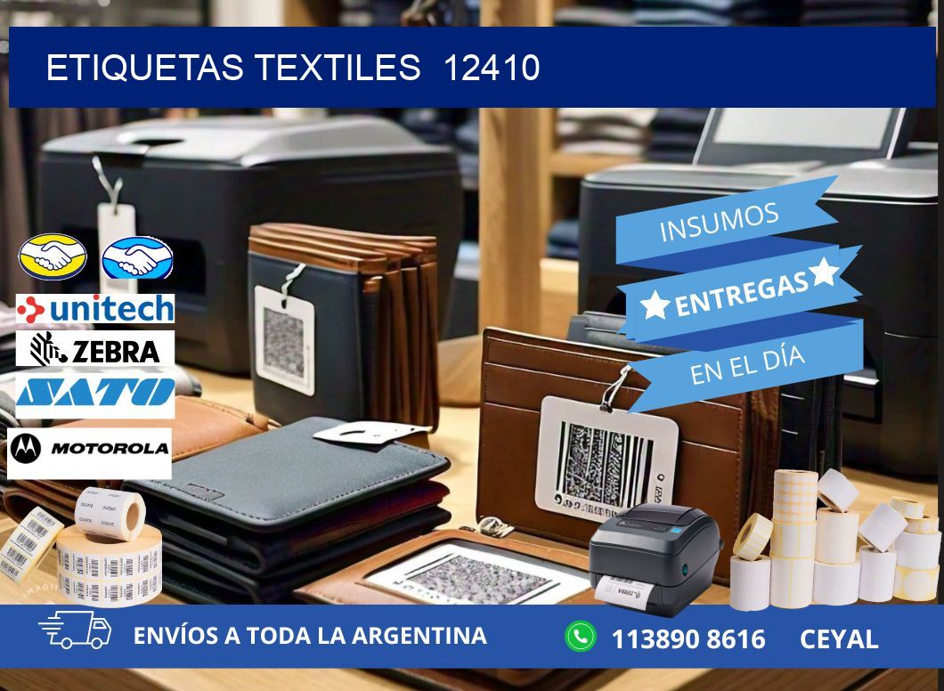 ETIQUETAS TEXTILES  12410