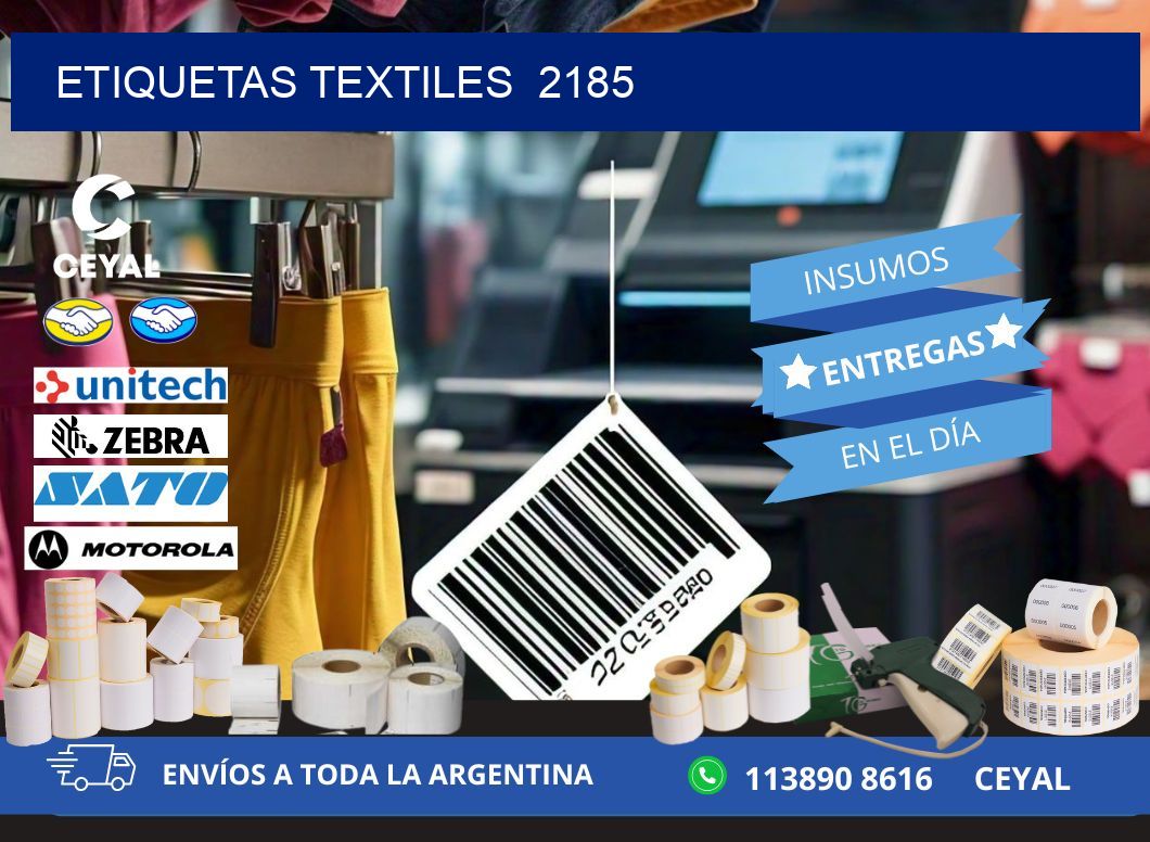 ETIQUETAS TEXTILES  2185