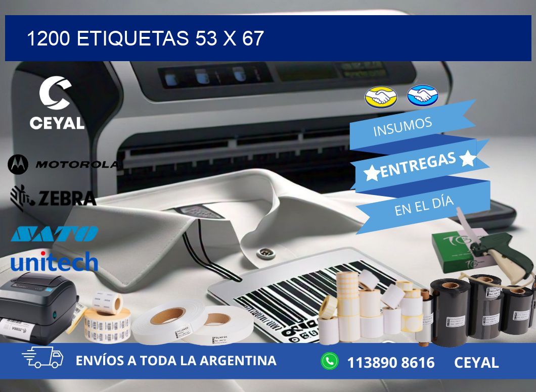 1200 ETIQUETAS 53 x 67