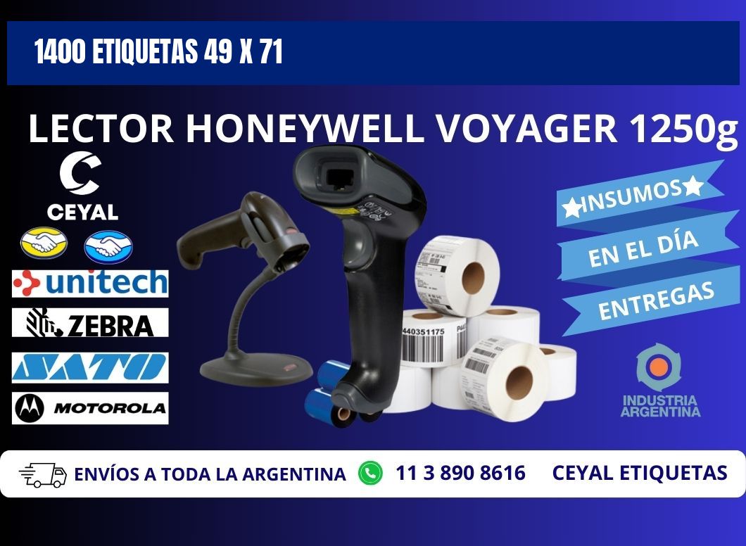 1400 ETIQUETAS 49 x 71