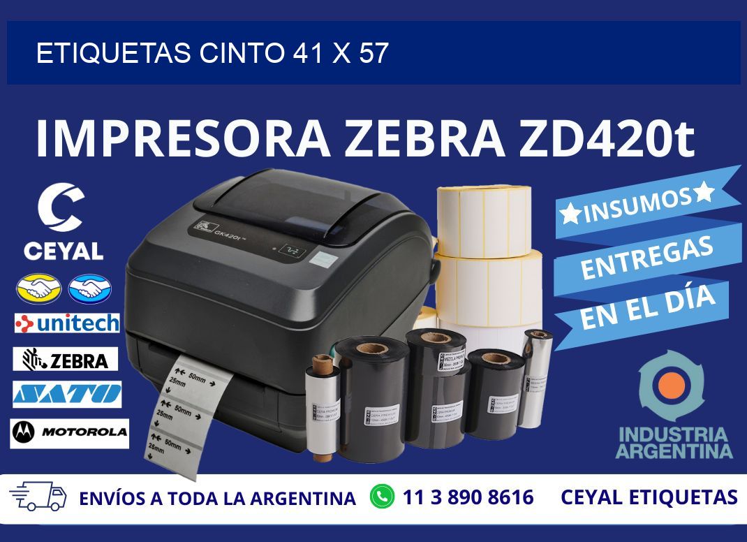 ETIQUETAS CINTO 41 x 57