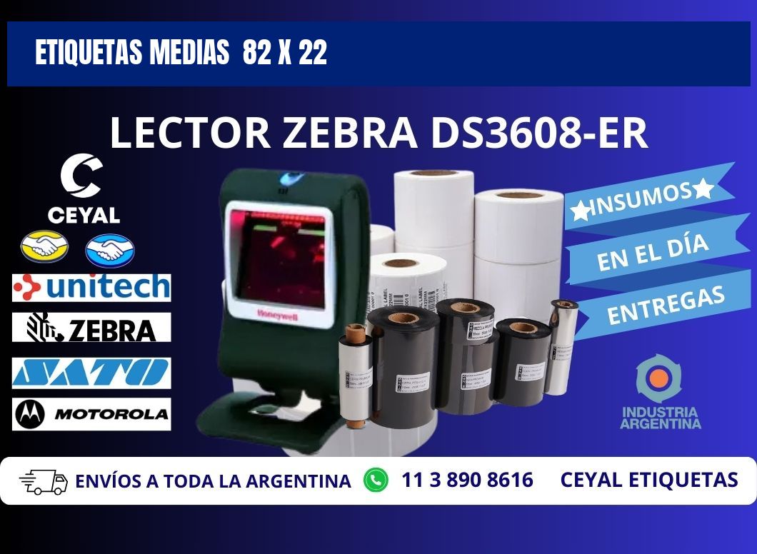 ETIQUETAS MEDIAS  82 x 22