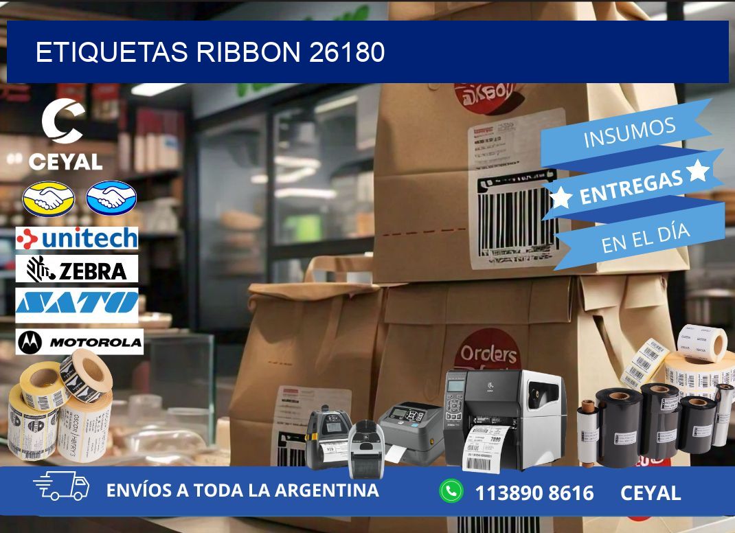 ETIQUETAS RIBBON 26180