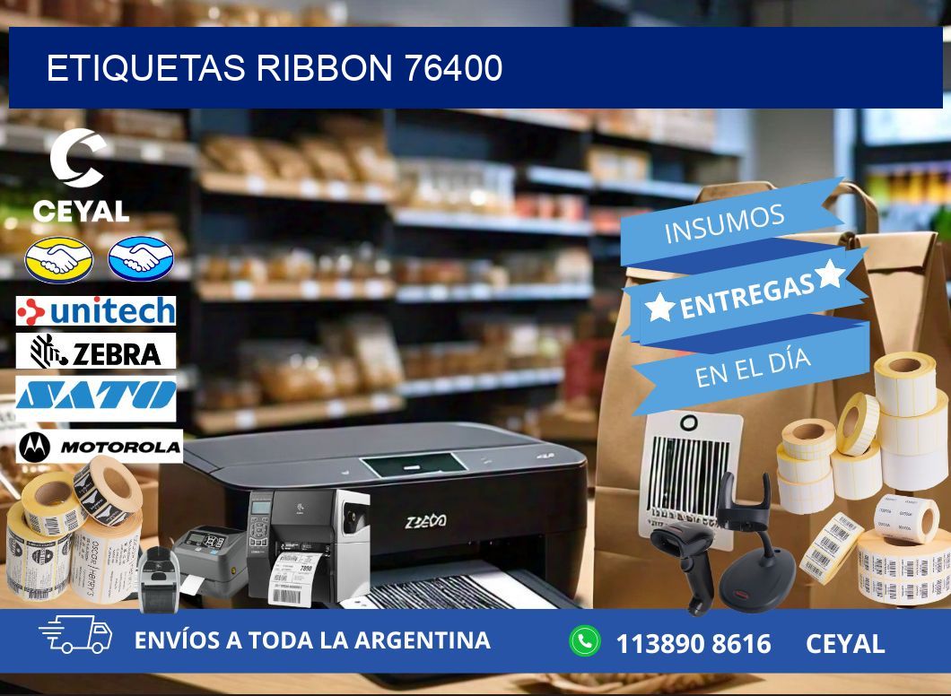 ETIQUETAS RIBBON 76400