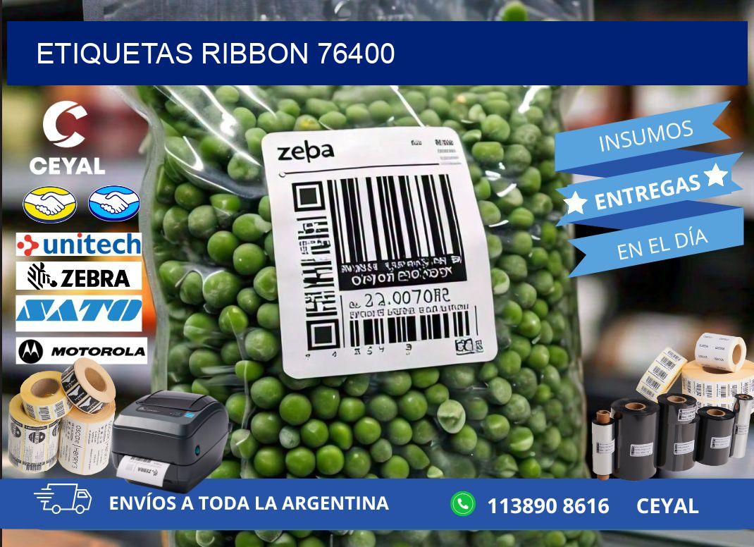 ETIQUETAS RIBBON 76400