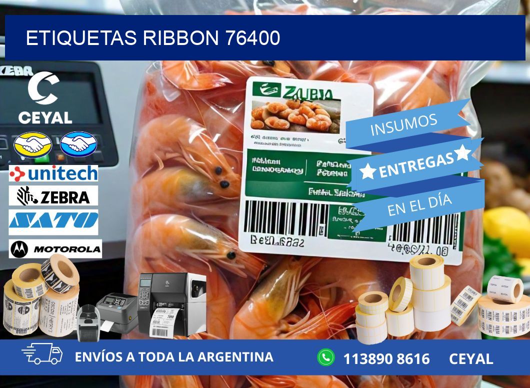 ETIQUETAS RIBBON 76400