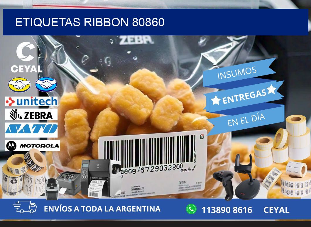 ETIQUETAS RIBBON 80860