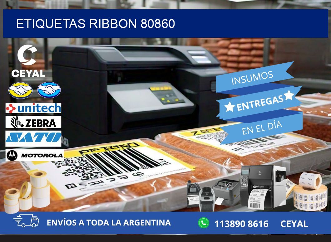 ETIQUETAS RIBBON 80860