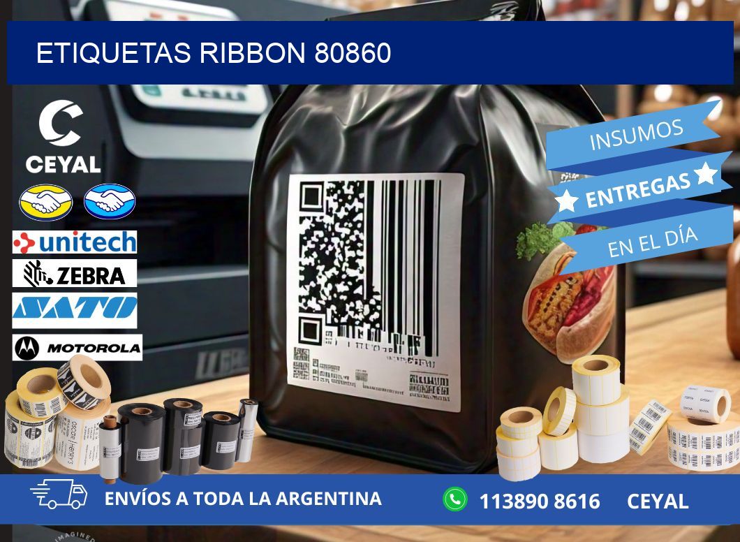 ETIQUETAS RIBBON 80860