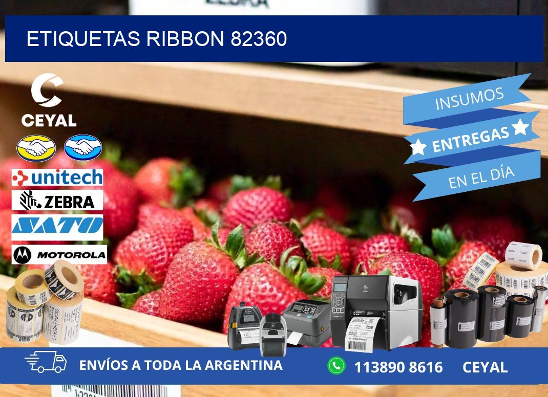 ETIQUETAS RIBBON 82360