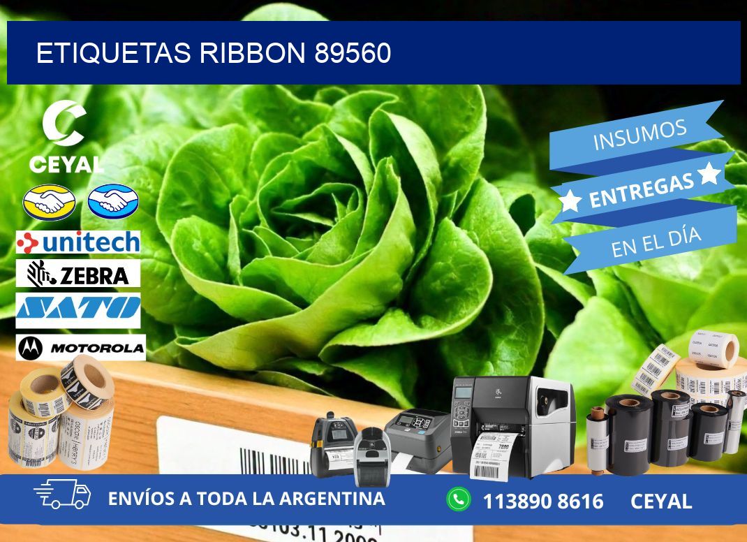 ETIQUETAS RIBBON 89560