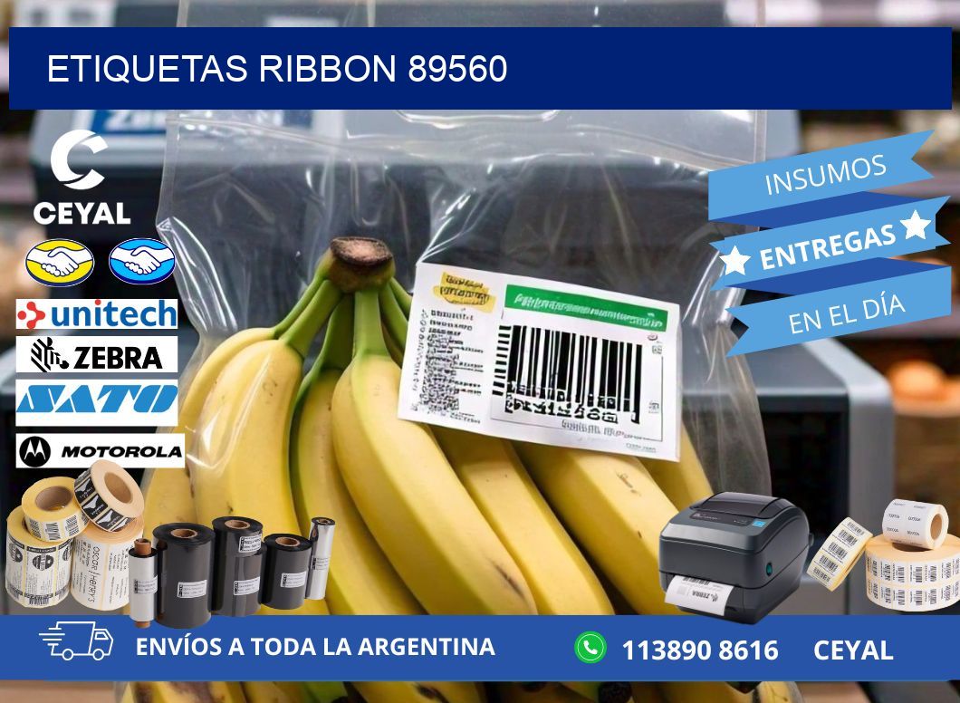 ETIQUETAS RIBBON 89560