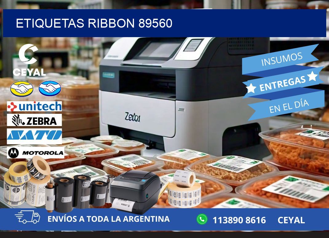 ETIQUETAS RIBBON 89560