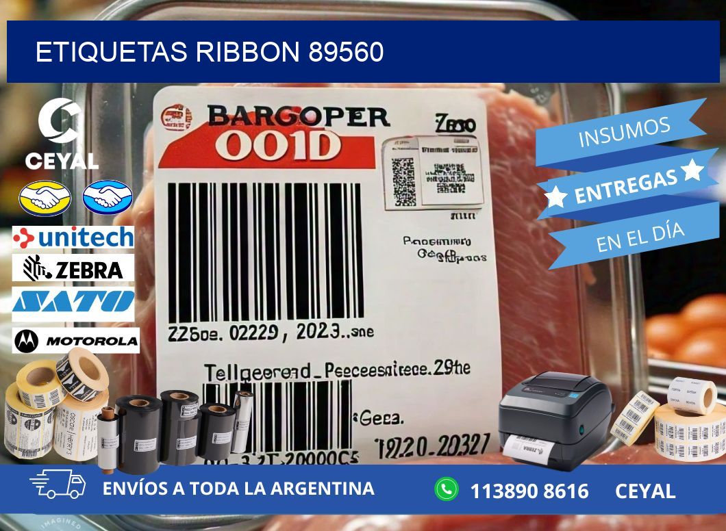 ETIQUETAS RIBBON 89560